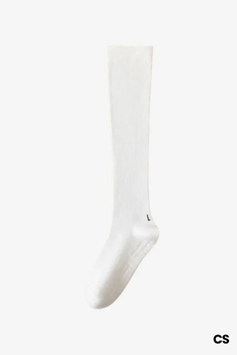 White Compression Socks